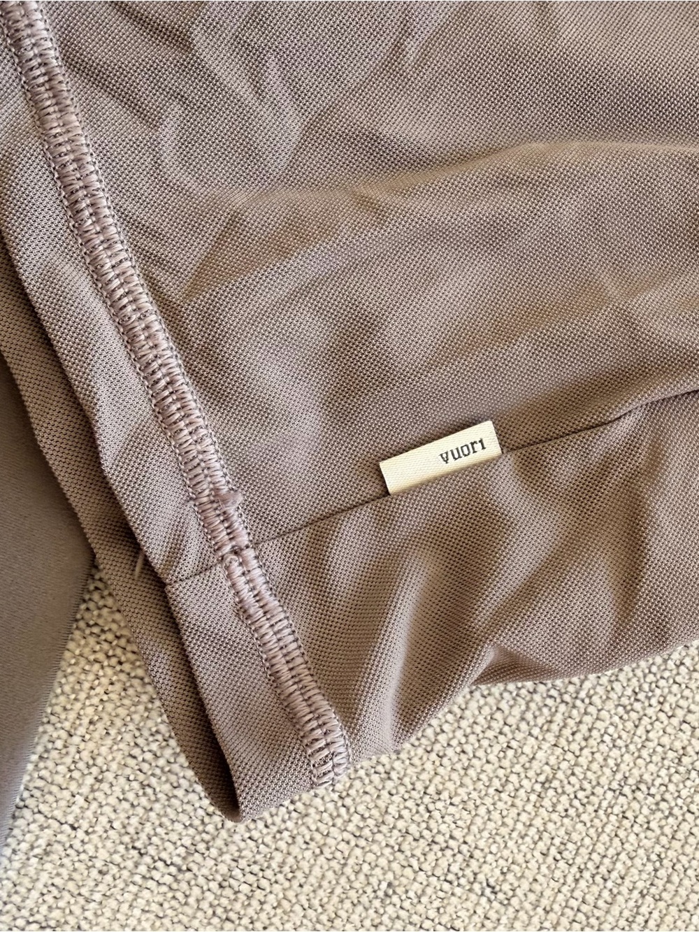 Vuori Gray Active Tennis Skort & Shirt - Picture 6 of 7